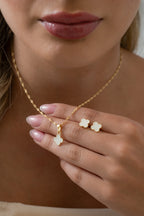 Conjunto Clover Blanco 1 Cm