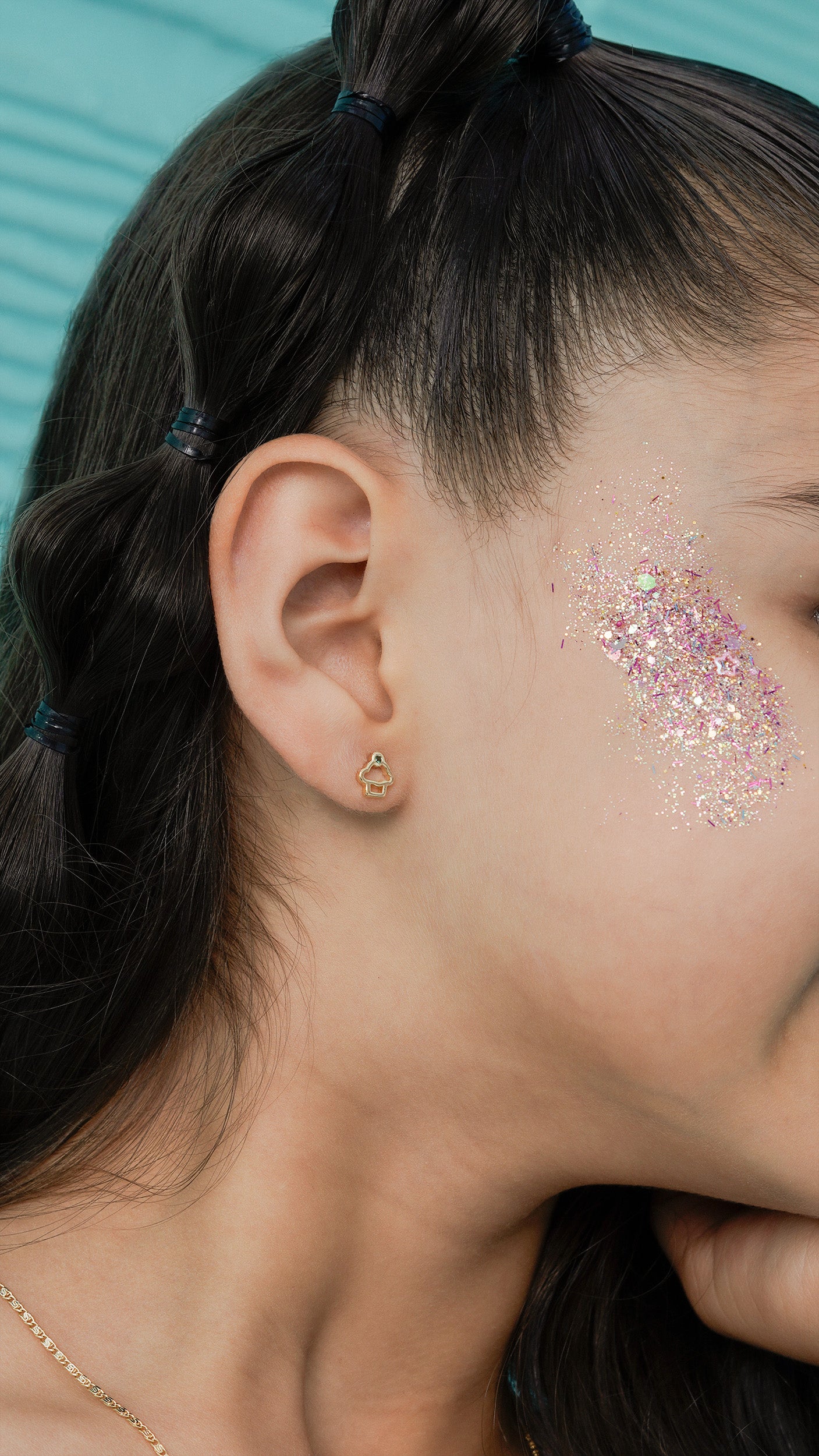 Arete Cupcake Verde