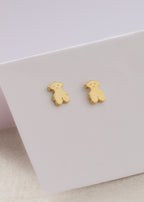 Cadena Aros 1.8 mm 45 Cms+ Dije Oso T+ Aretes Oso T
