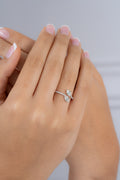 Anillo Serpiente Plata 925 | Diseño Abierto con Circonias
