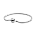 Brazalete Cadena de Serpiente con Cierre Redondo Pandora Moments