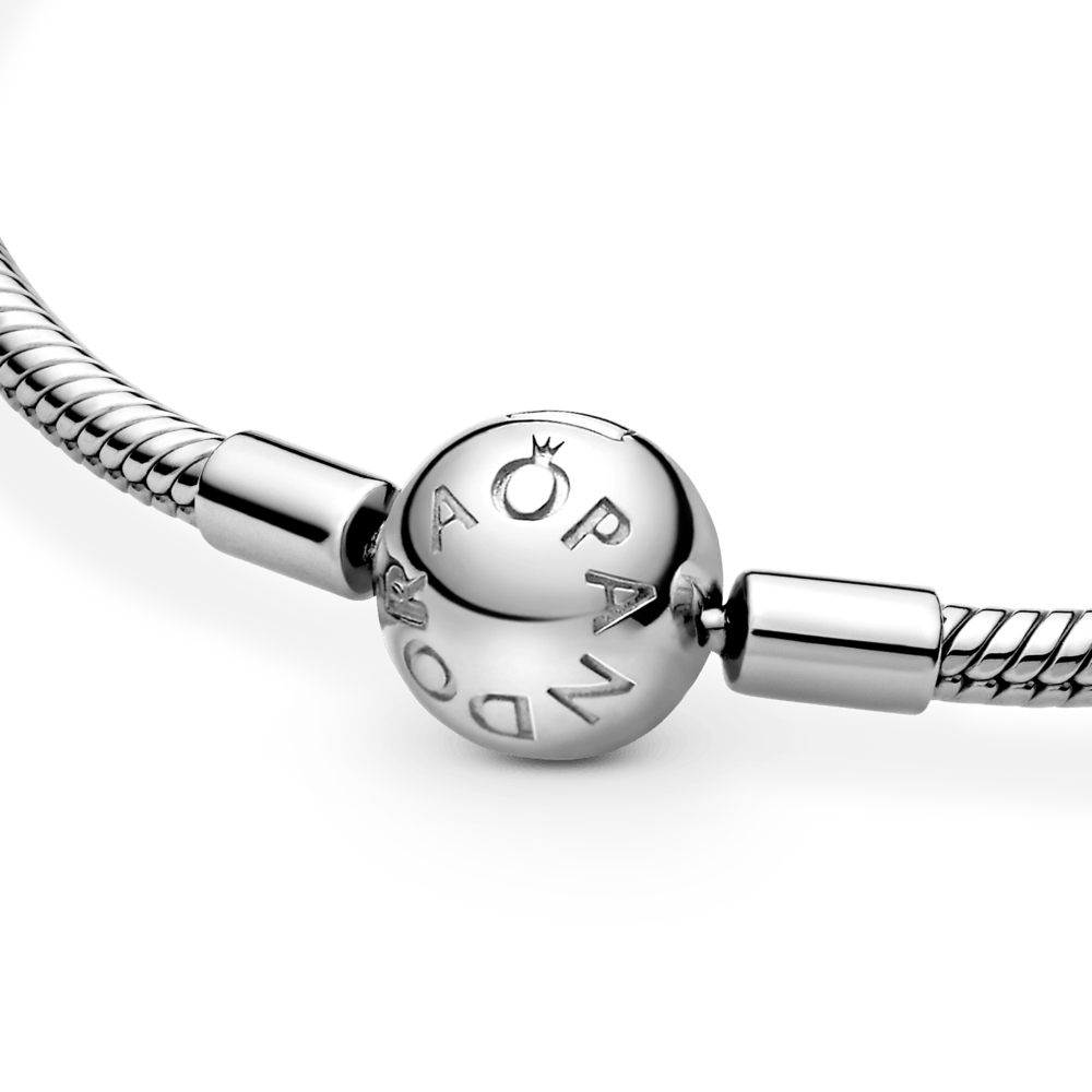 Brazalete Cadena de Serpiente con Cierre Redondo Pandora Moments
