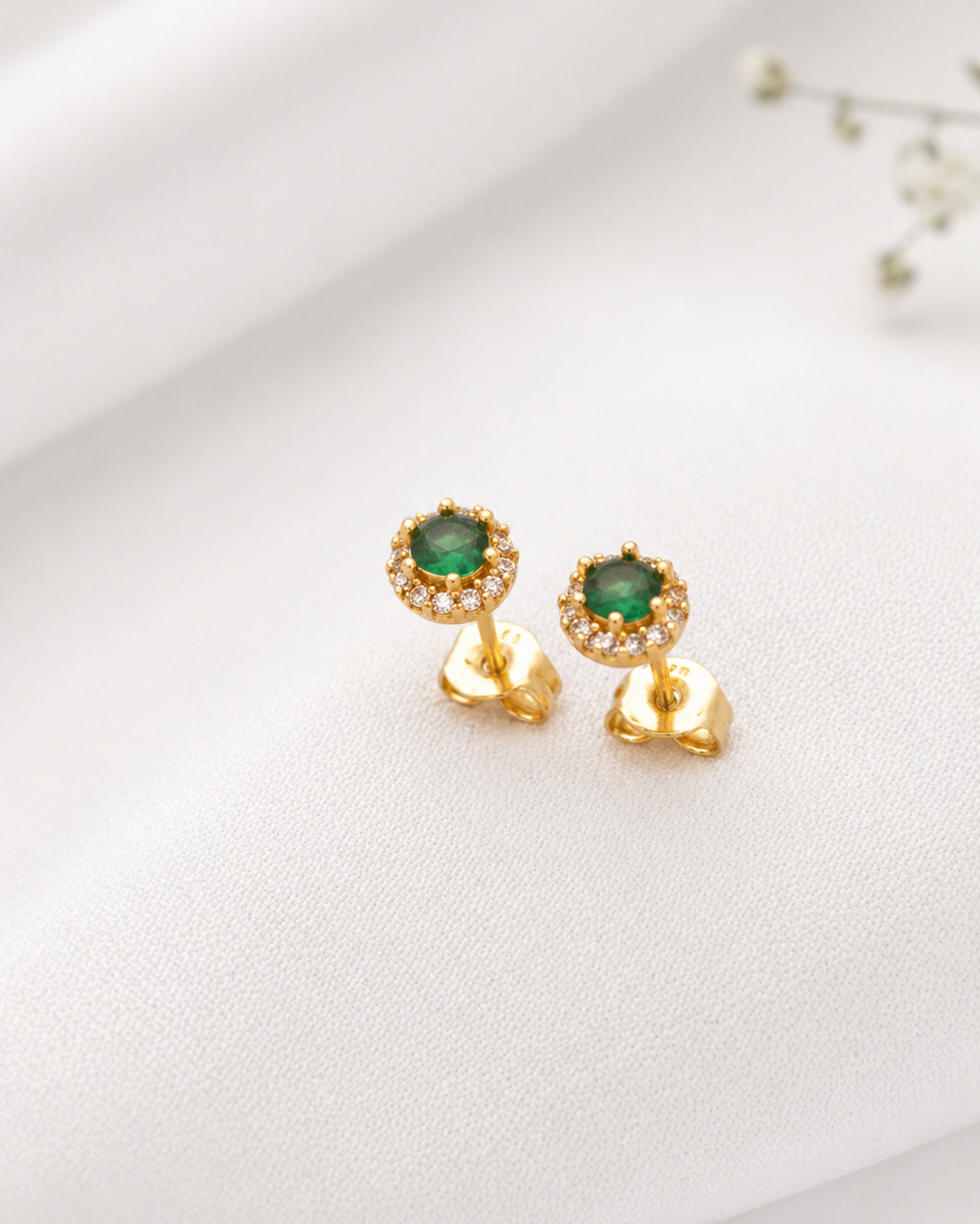 Aretes Royal Green 6mm