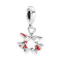 Charm Mickey Mouse y Minnie Mouse Besándose