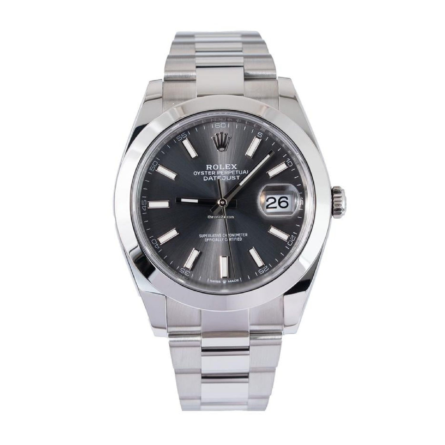 Rolex Oyster Perpetual Datejust 41mm “Rhodium”