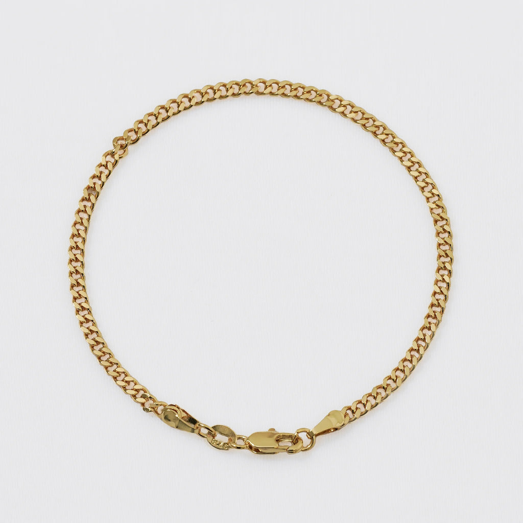 Pulsera Cubana Plana 20 Cms