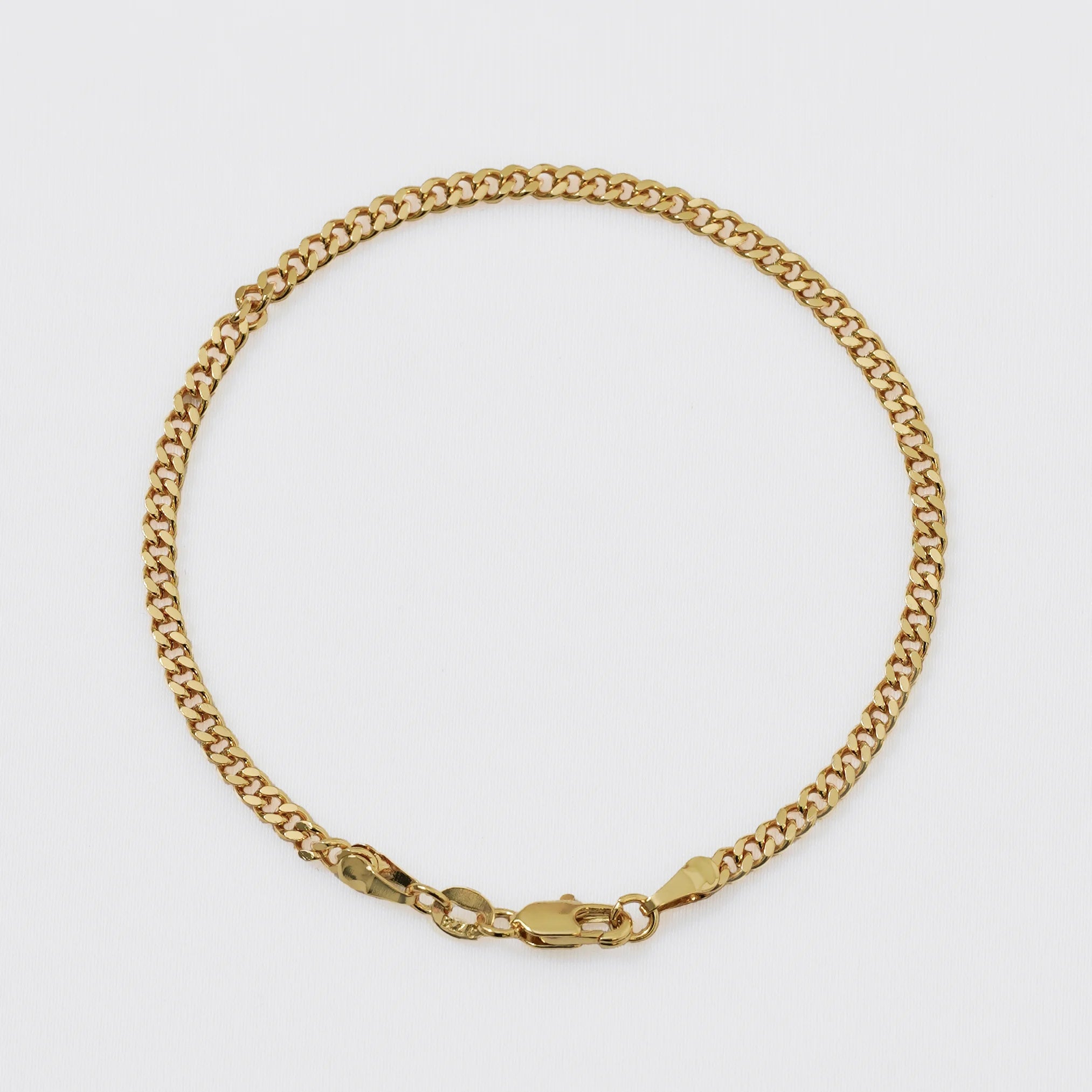 Pulsera Cubana Plana 20 Cms