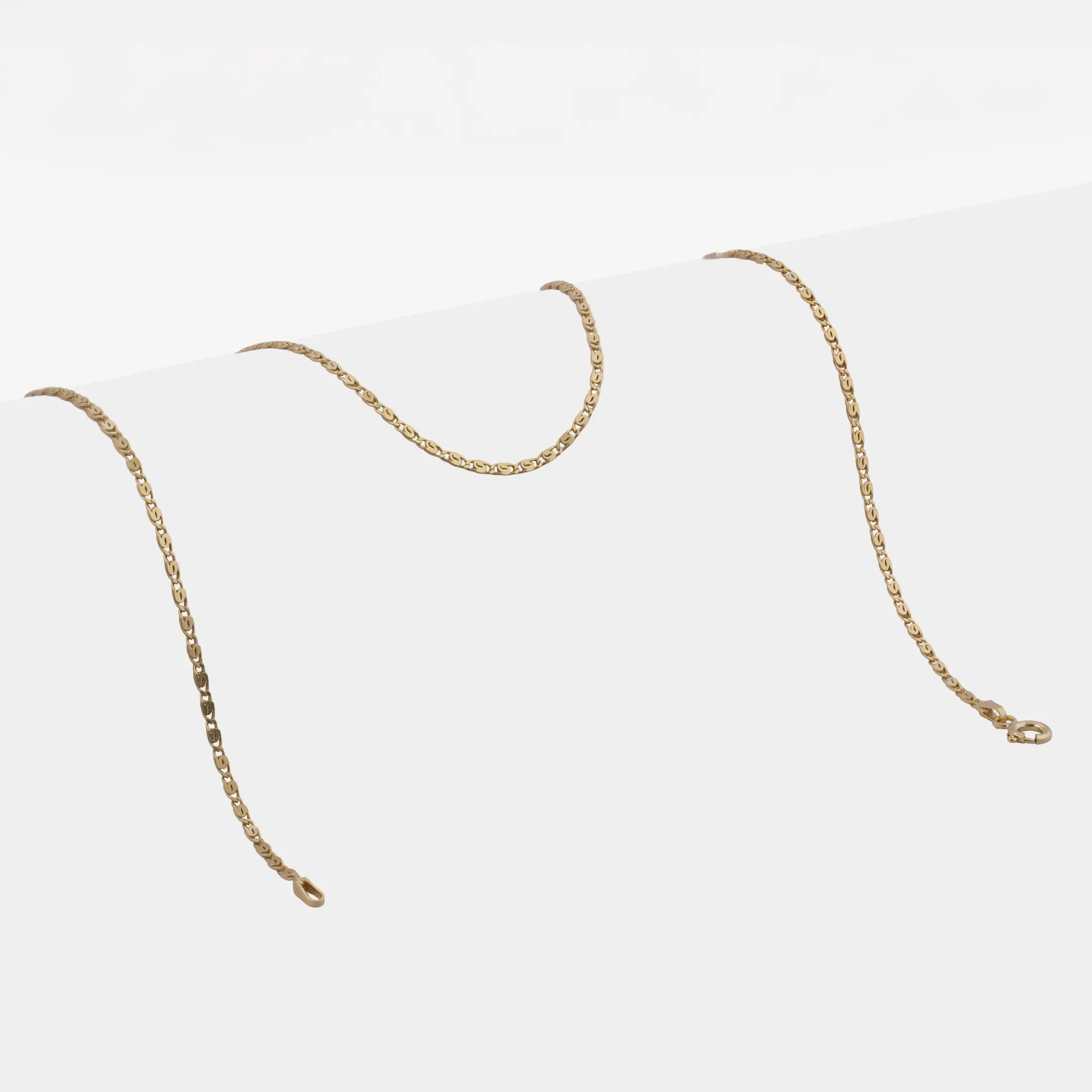 Cadena Caracol Plana 1.80 mm 45 Cms
