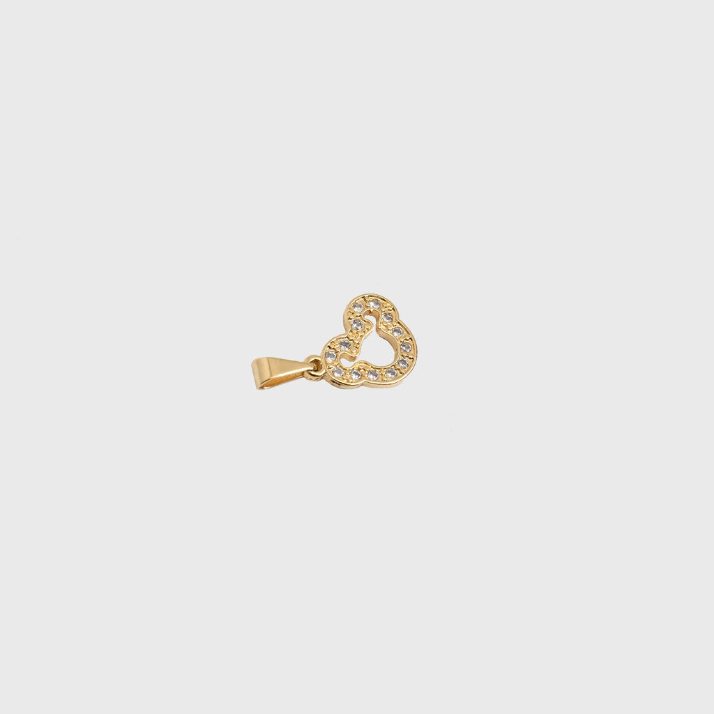 ⭐COMBO Dije Mickey Circonias y Cadena 3*1 IT 1.6 mm 45 Cms