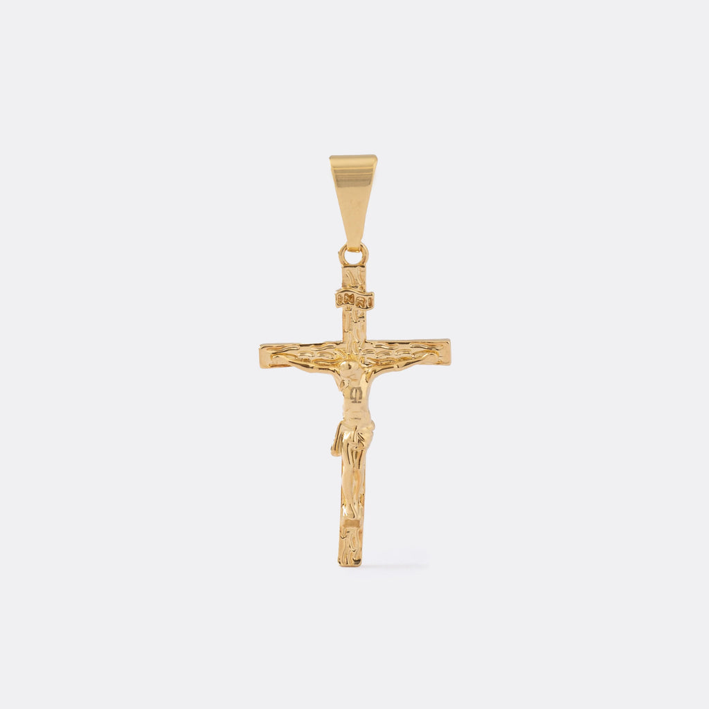 ⭐COMBO Dije Madero Pequeño y Cadena Cubana Destellos 45 cms