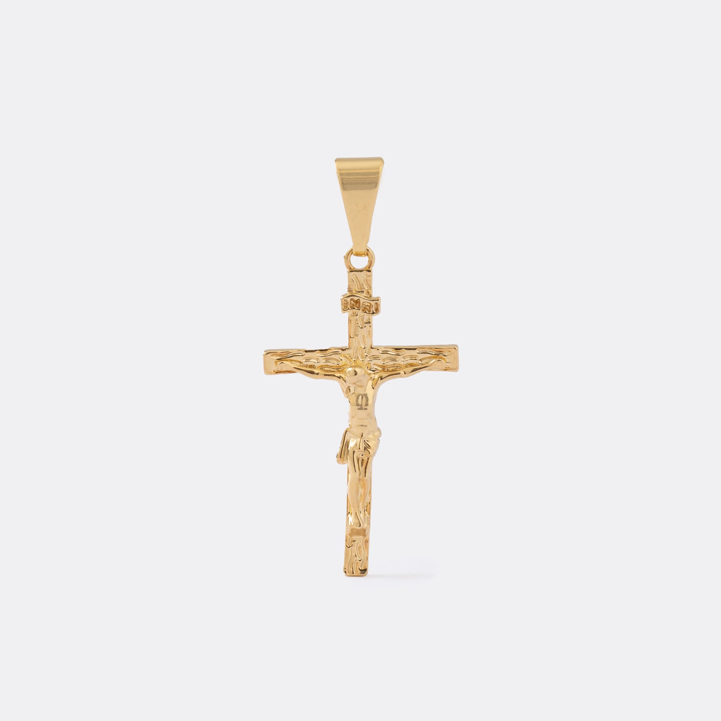 ⭐COMBO Dije Madero Pequeño y Cadena Cubana Destellos 45 cms