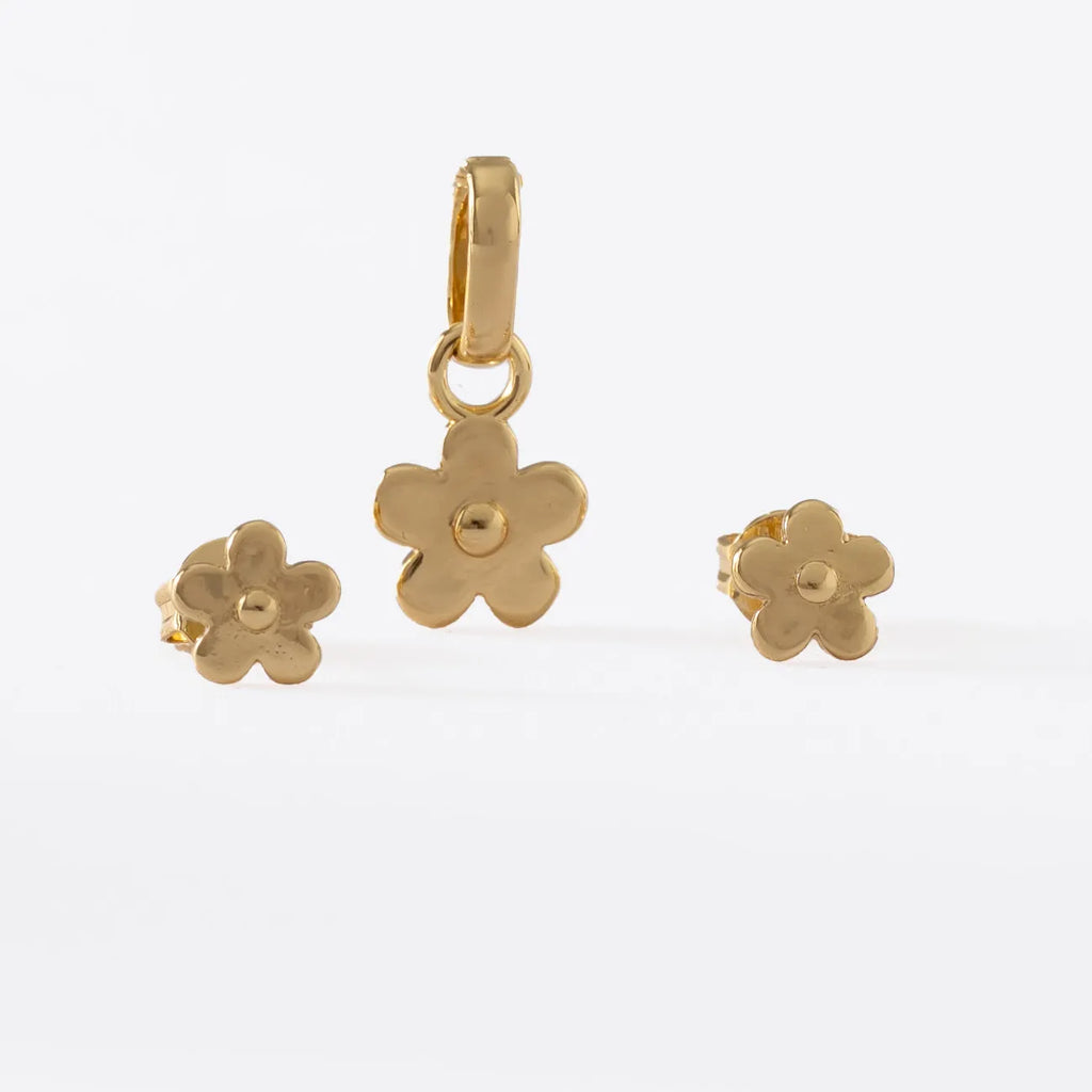 Cadena Espejo mediana 45cms + Conjunto Golden Flower