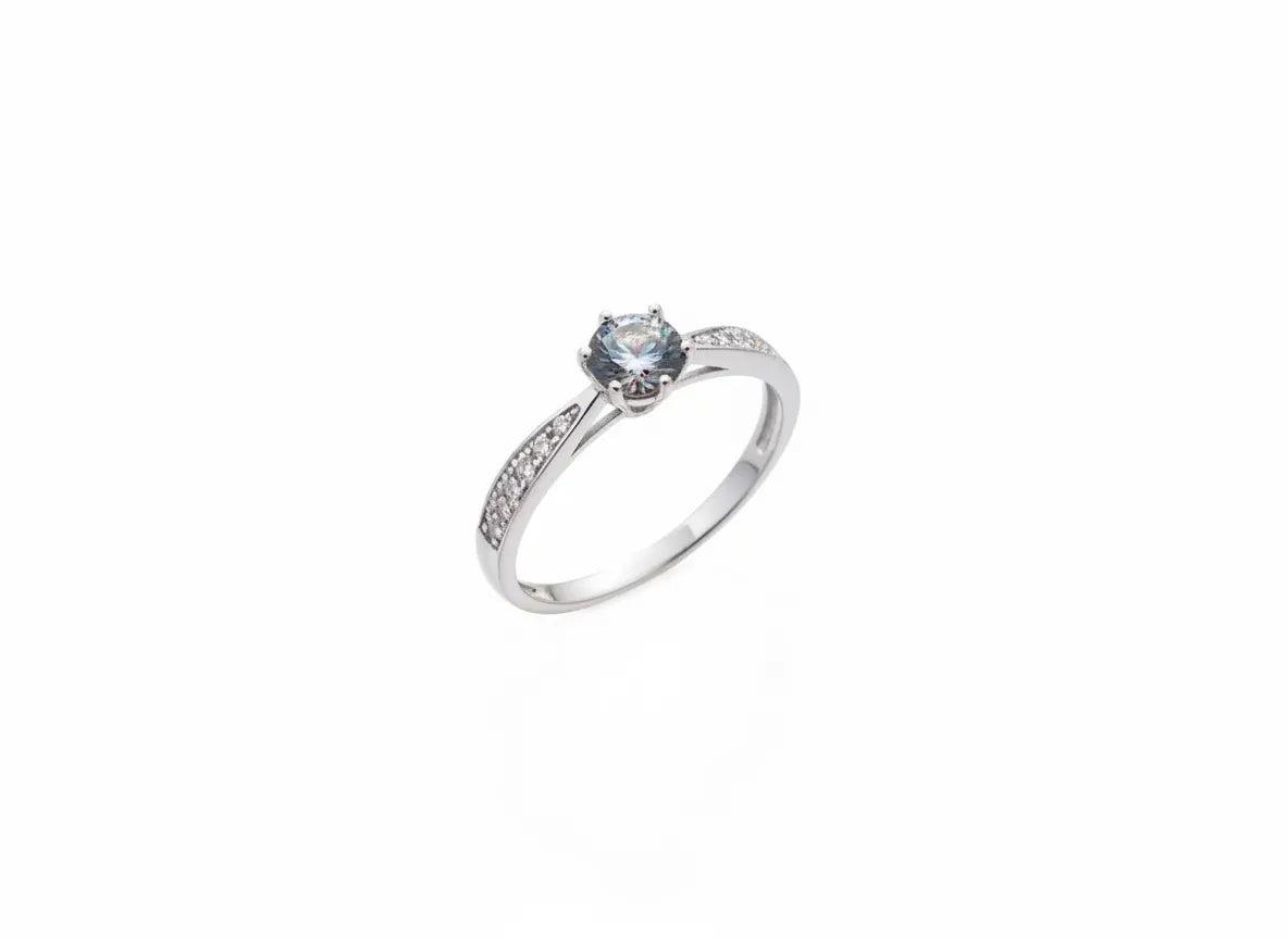 Anillo Lumiere Boreal Pave Ajustable