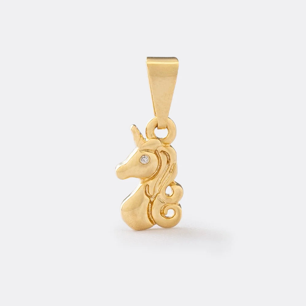 ⭐ COMBO Dije Unicorn y Cadena Cubana Sol 45 Cms (Copia)