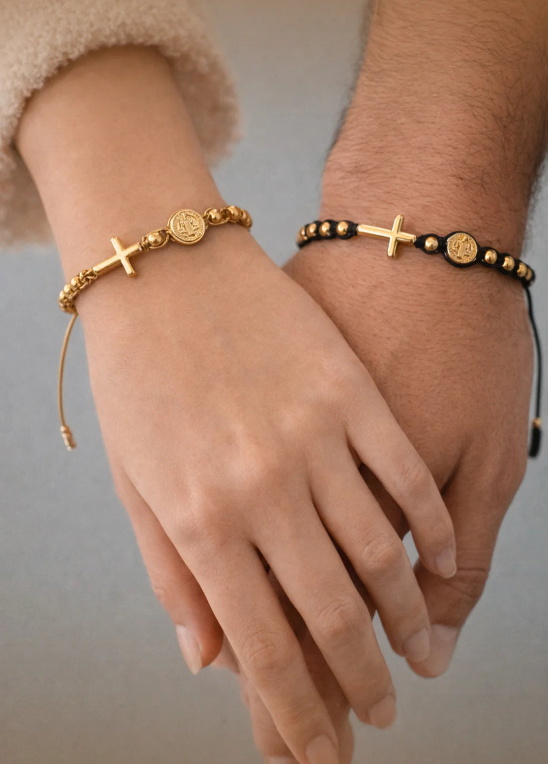 Dúo protección en Pareja Pulsera en hilo