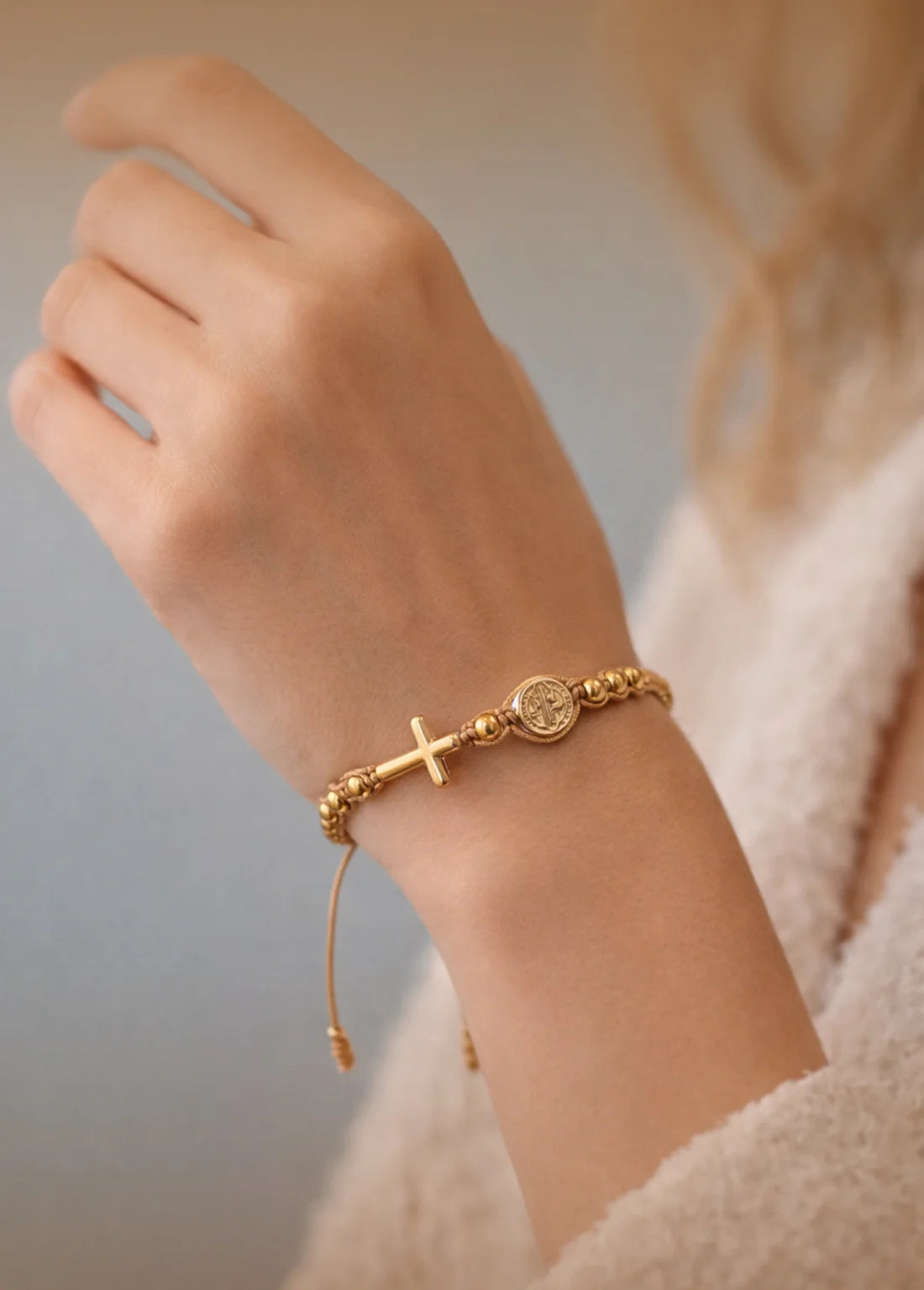 Dúo protección en Pareja Pulsera en hilo
