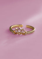 Anillo pink real / ajustable