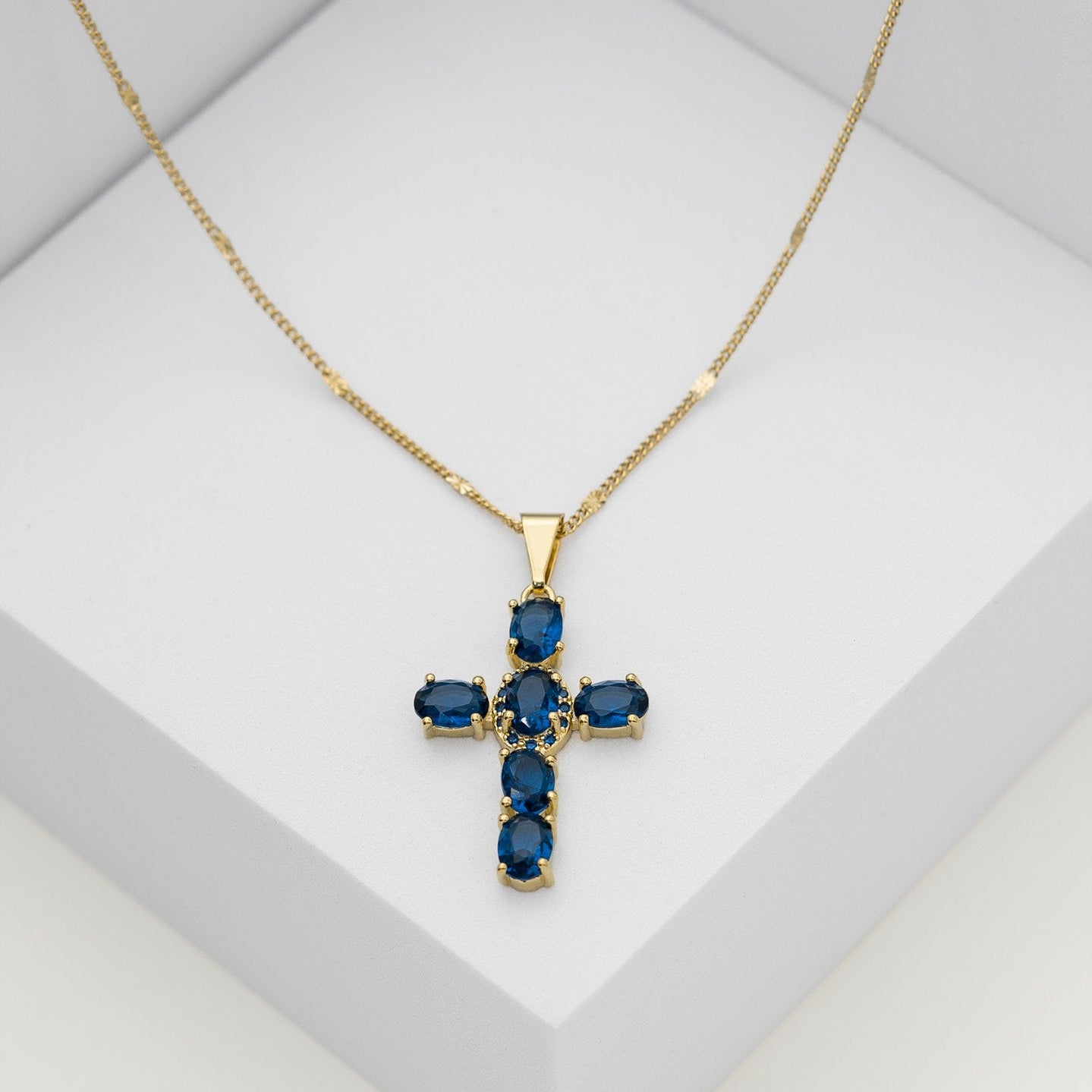 Cadena Destellos 60 CM + Dije Blue Brightness