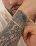 Pulsera Cubana IT 3mm 19.5 CM