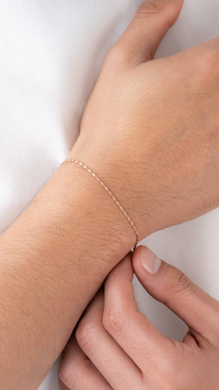 Pulsera Barril Prismc Rose IT 16 Cms (Oro Rosa)