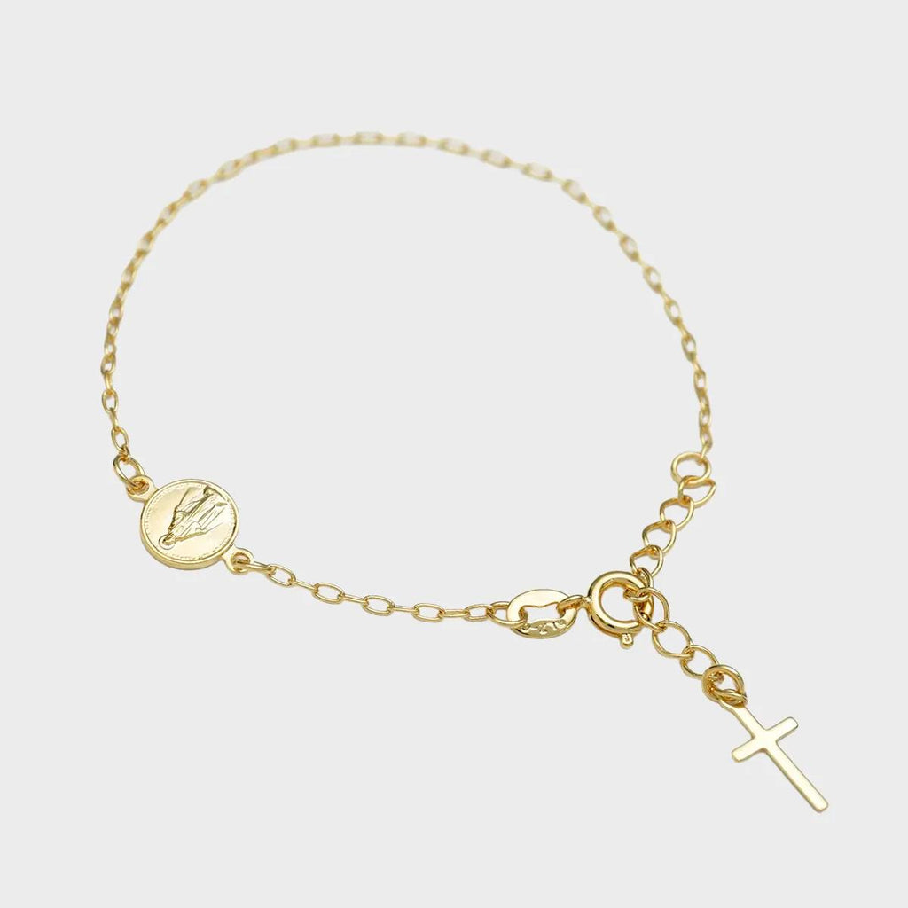 Pulsera Virgen Milagrosa 16.5 Cms Extensor