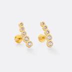 Arete  Scaler 5 Circonias Cristal