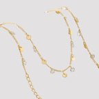 Cadena Cubana circonias - 45 cm-extensor