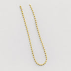 Cadena Balín Italiano diamantado y tallado 60 CM